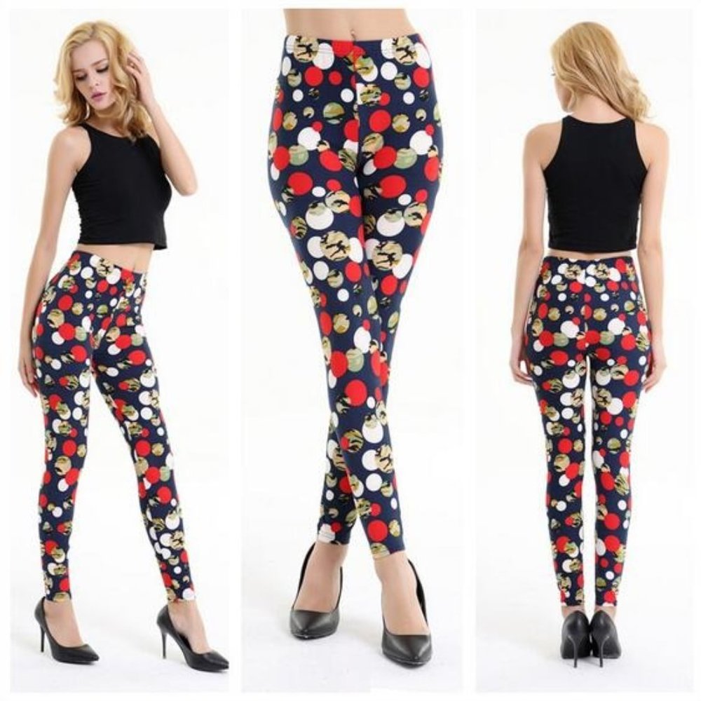 Sock Nobility "Multi-colored Circle" leggings